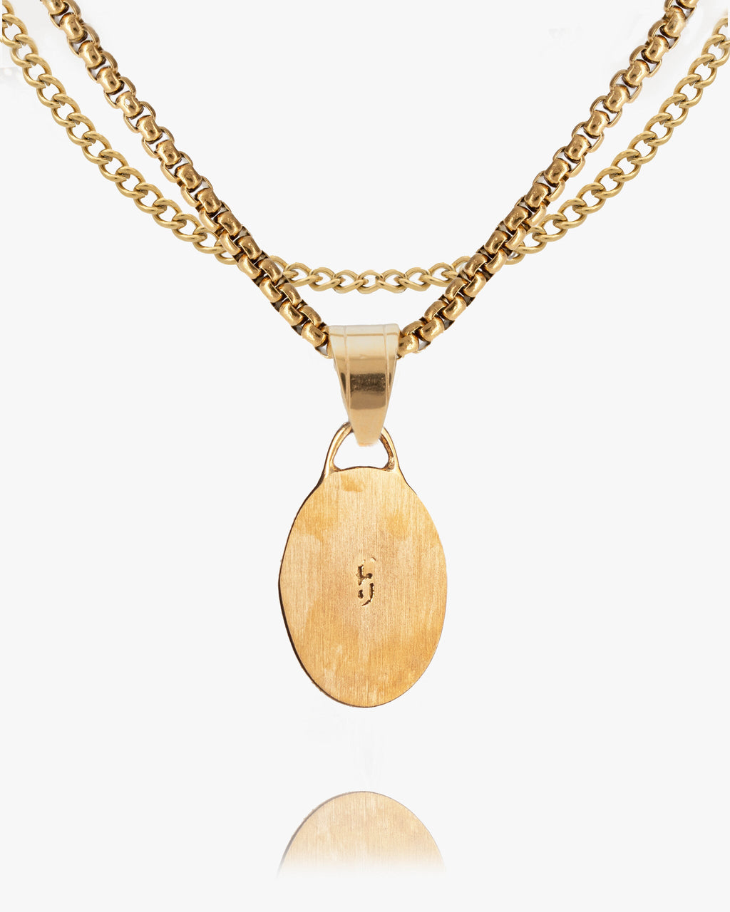 Memento Mori Skull Coin Pendant