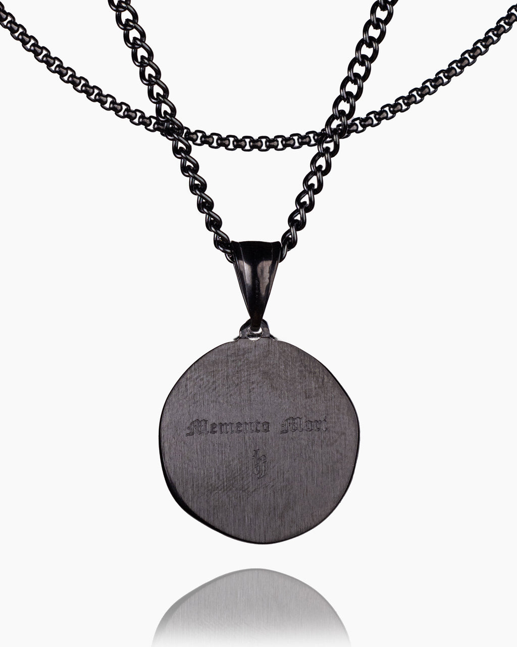 Death Smile Memento Mori Coin Pendant