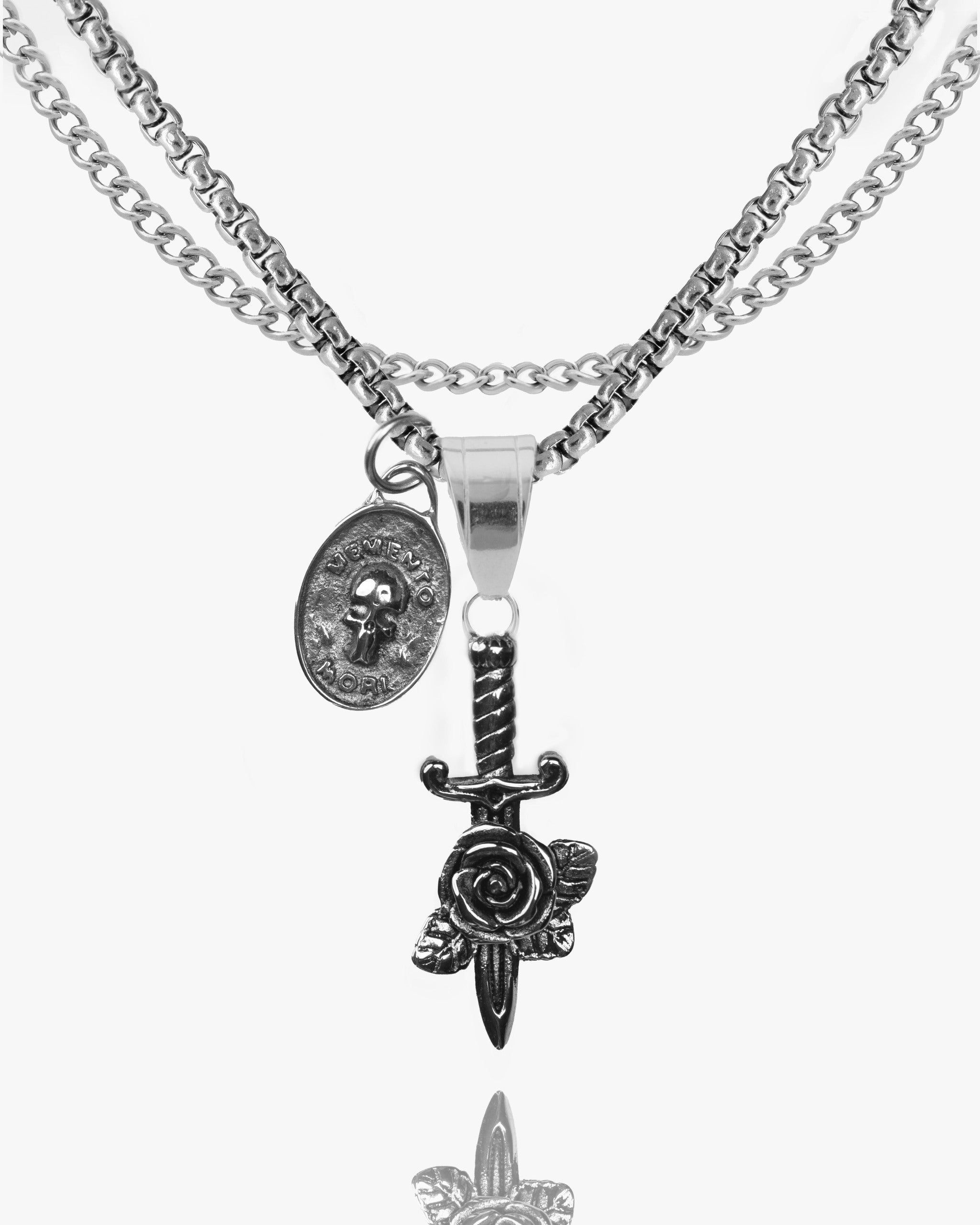 Symbols of Memorial Pendant Set