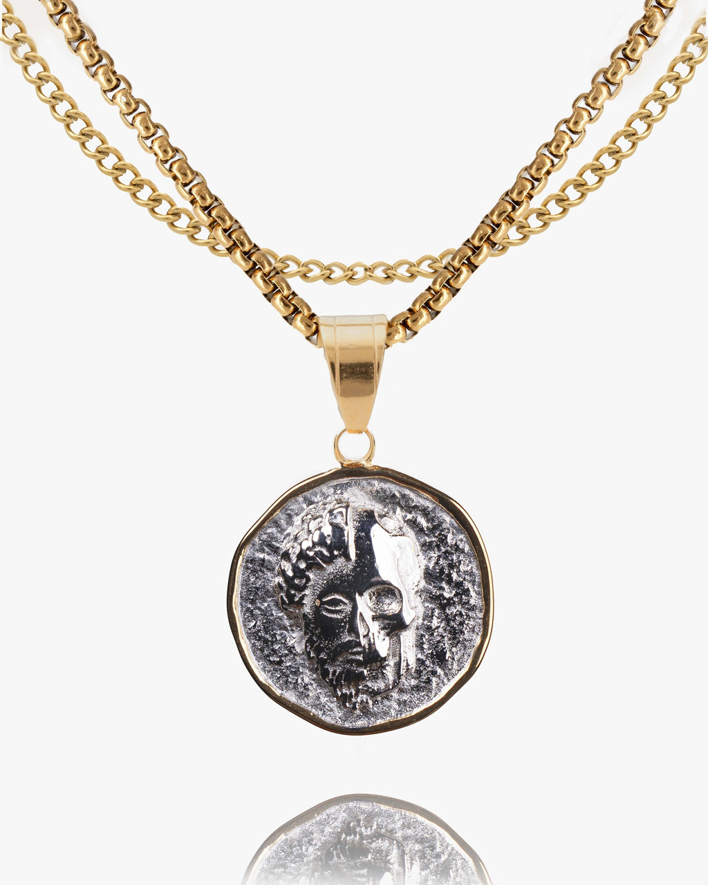 Marcus Aurelius Memento Mori Coin Pendant
