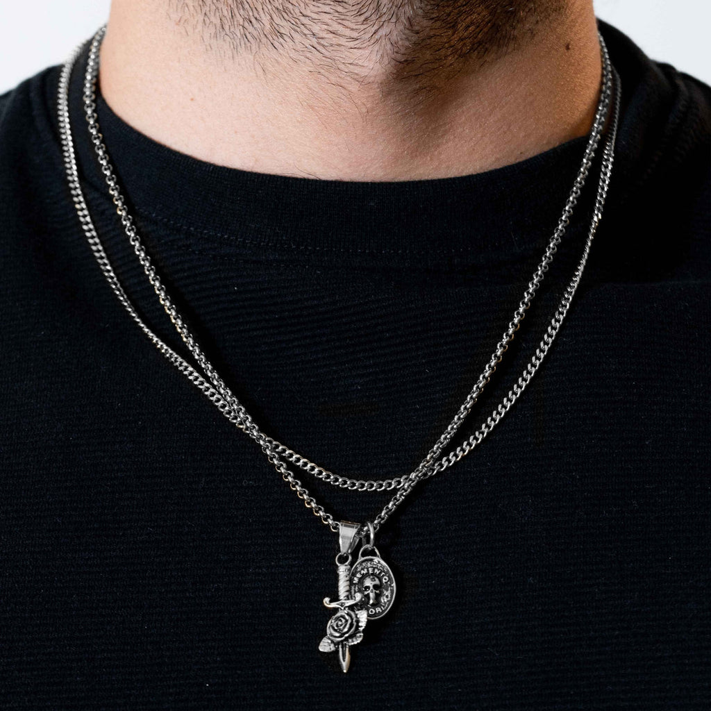 Symbols of Memorial Pendant Set