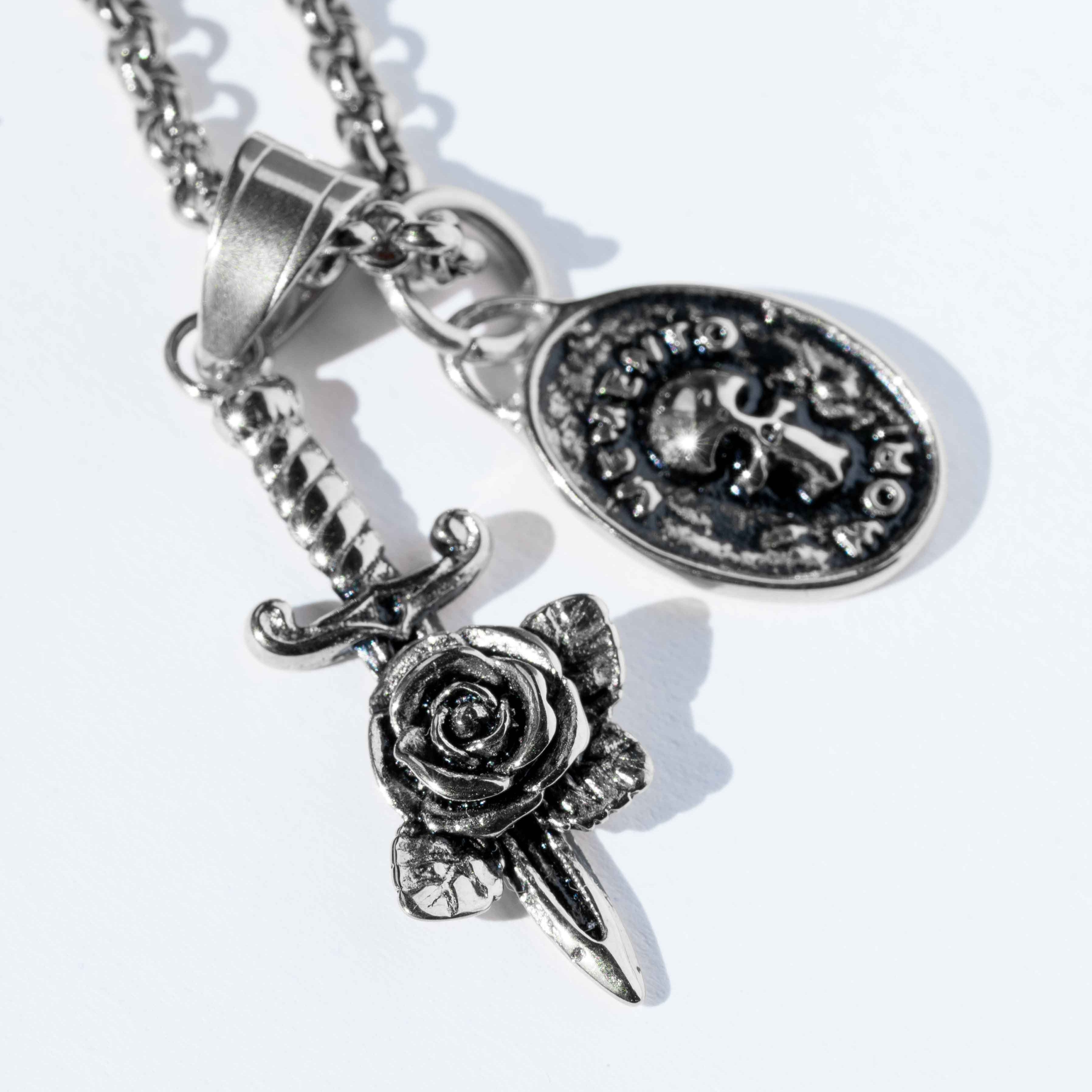 Symbols of Memorial Pendant Set