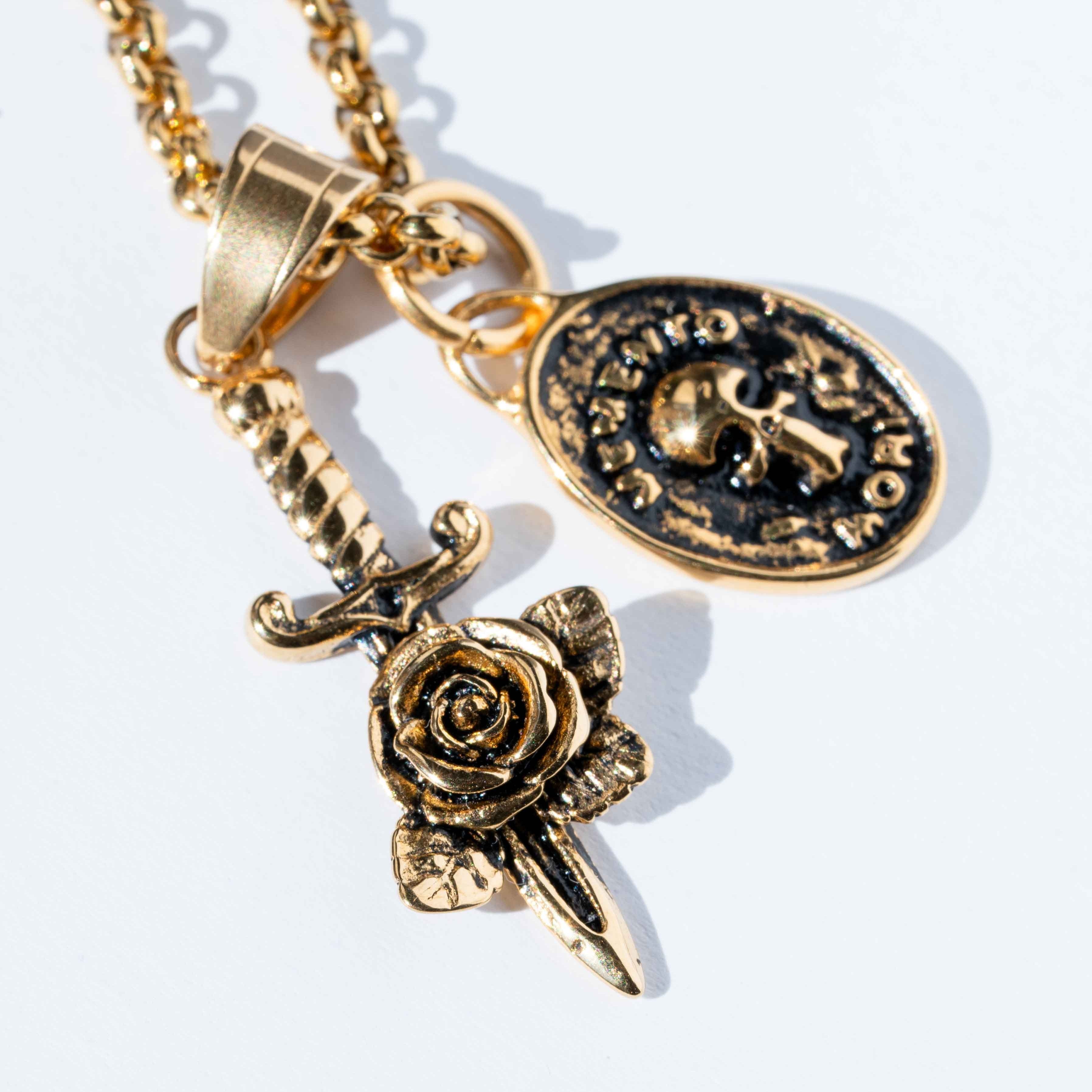 Symbols of Memorial Pendant Set