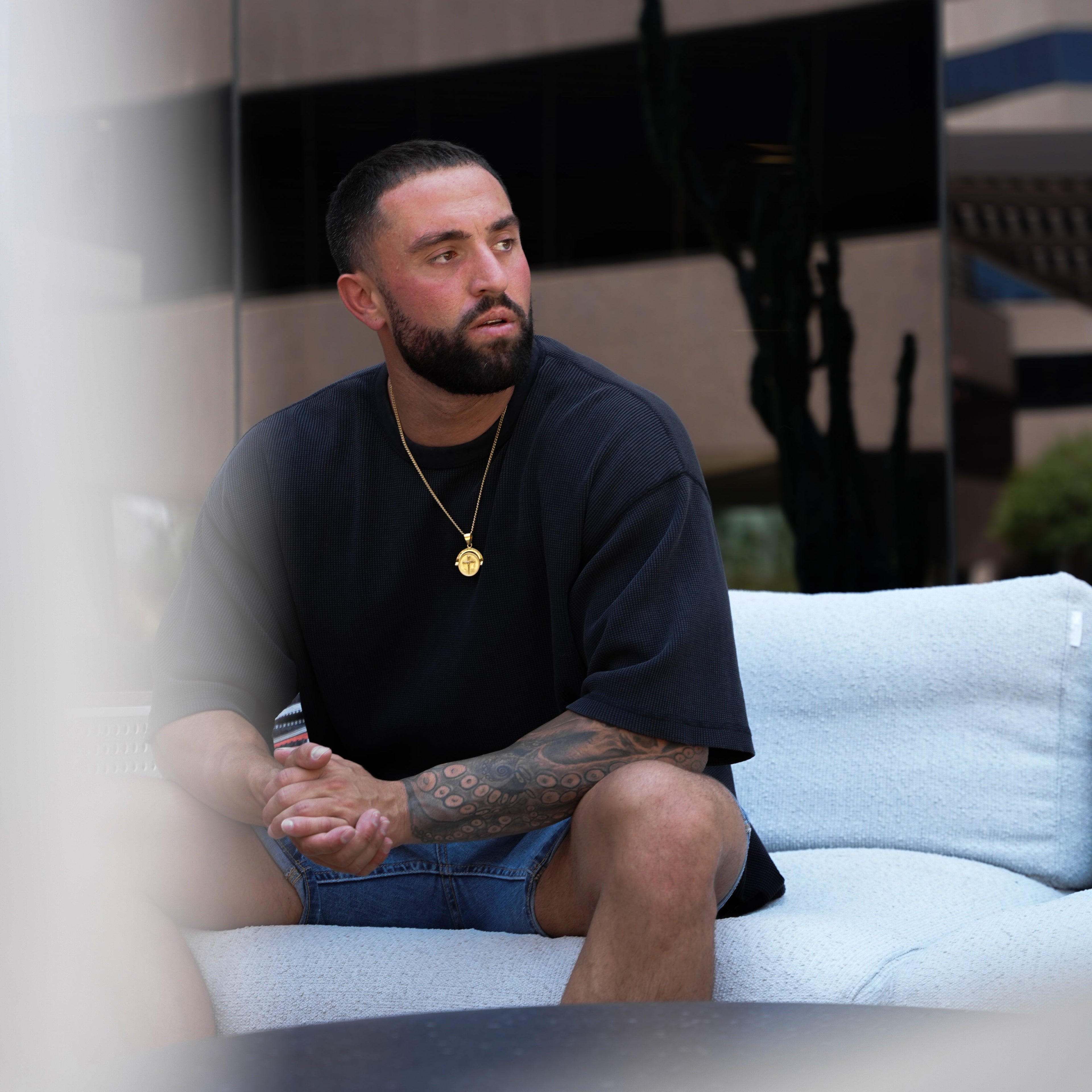 Hard Work & God's Work Double Sided Pendant