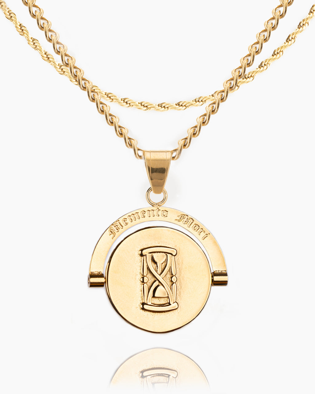 Memento Mori Double Sided Pendant