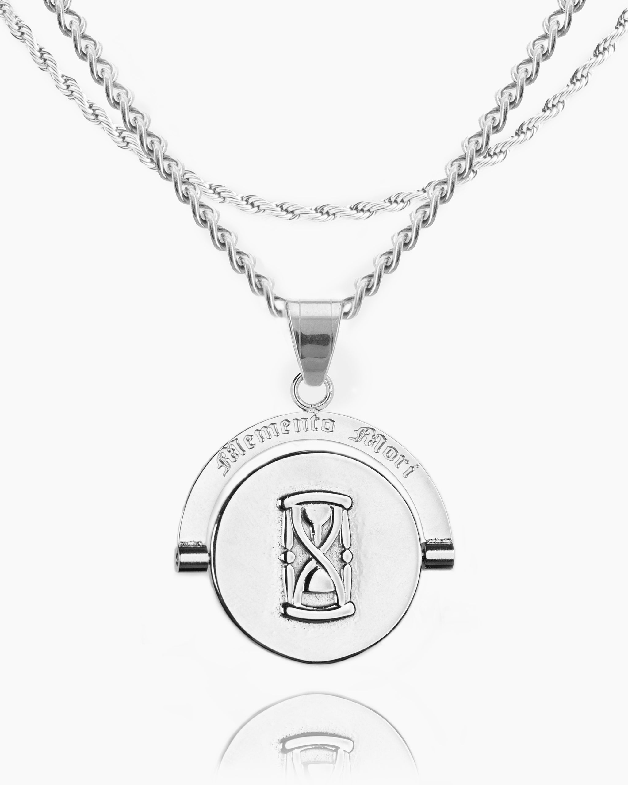 Memento Mori Double Sided Pendant