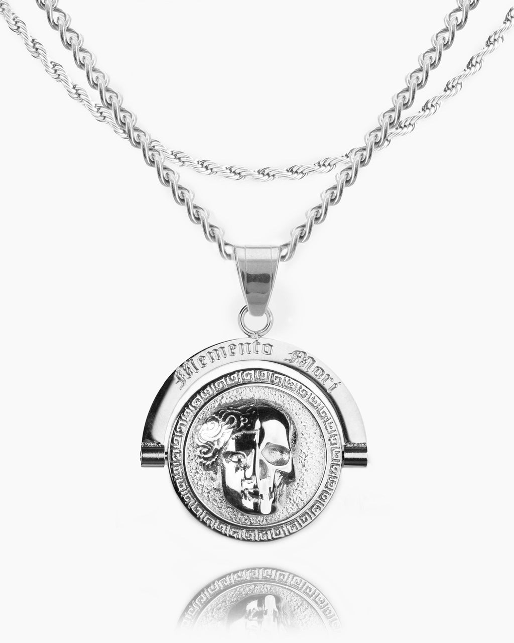 Memento Mori Double Sided Pendant