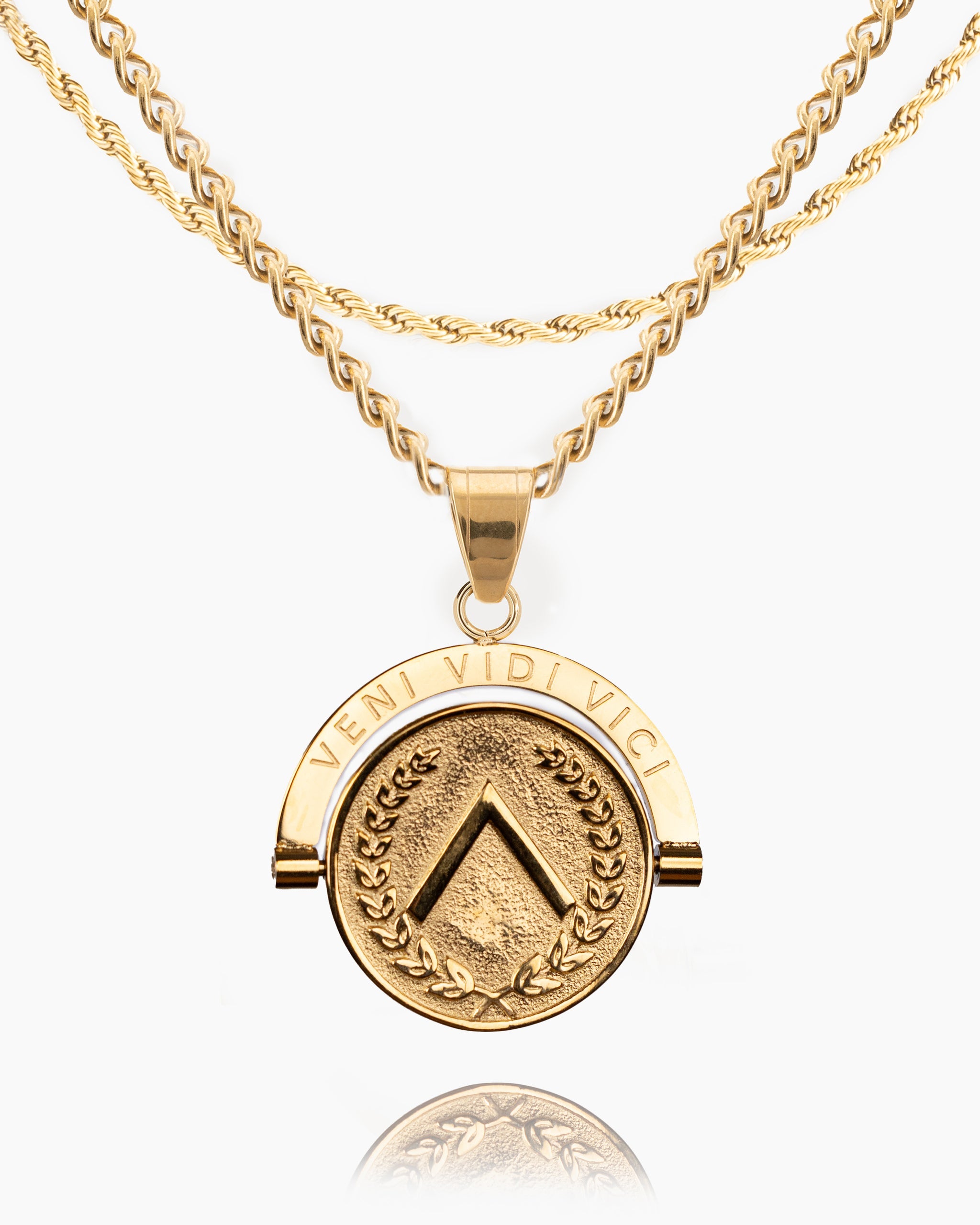 Warrior Veni Vidi Vici Double Sided Pendant
