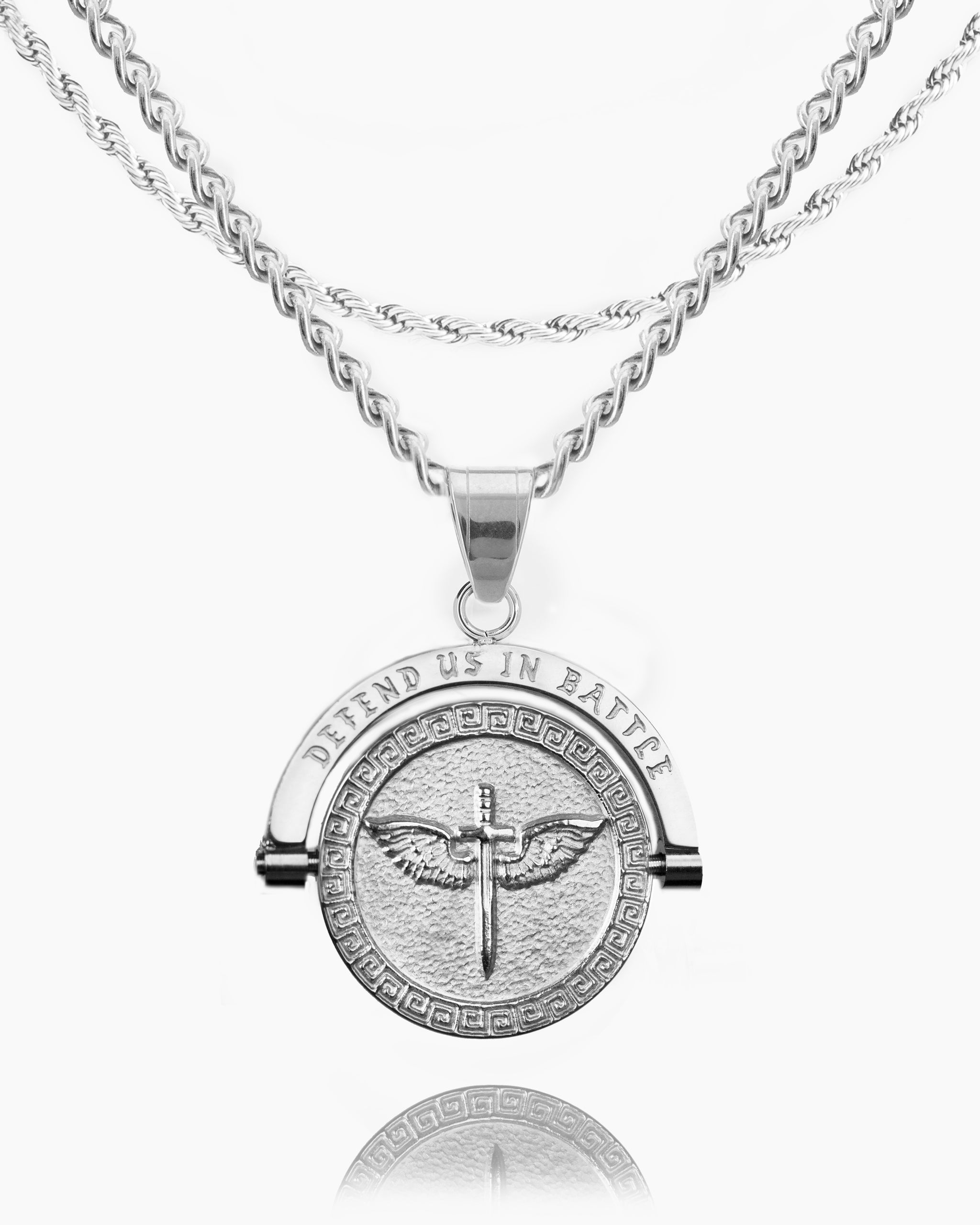 St. Michael Double Sided Pendant