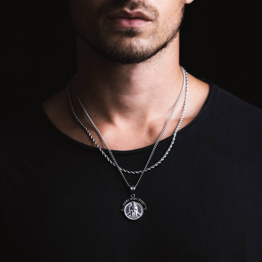 Warrior Veni Vidi Vici Double Sided Pendant