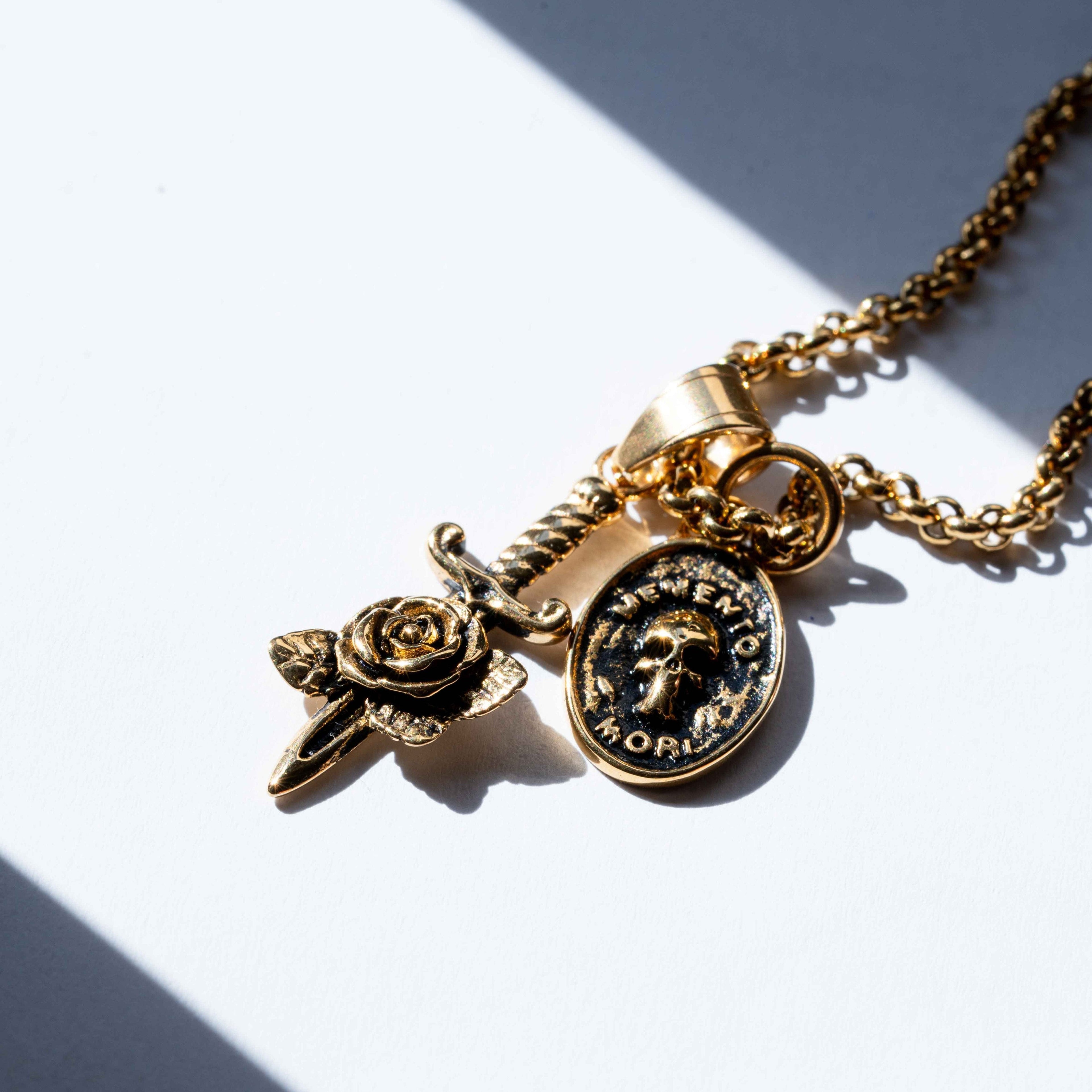 Symbols of Memorial Pendant Set