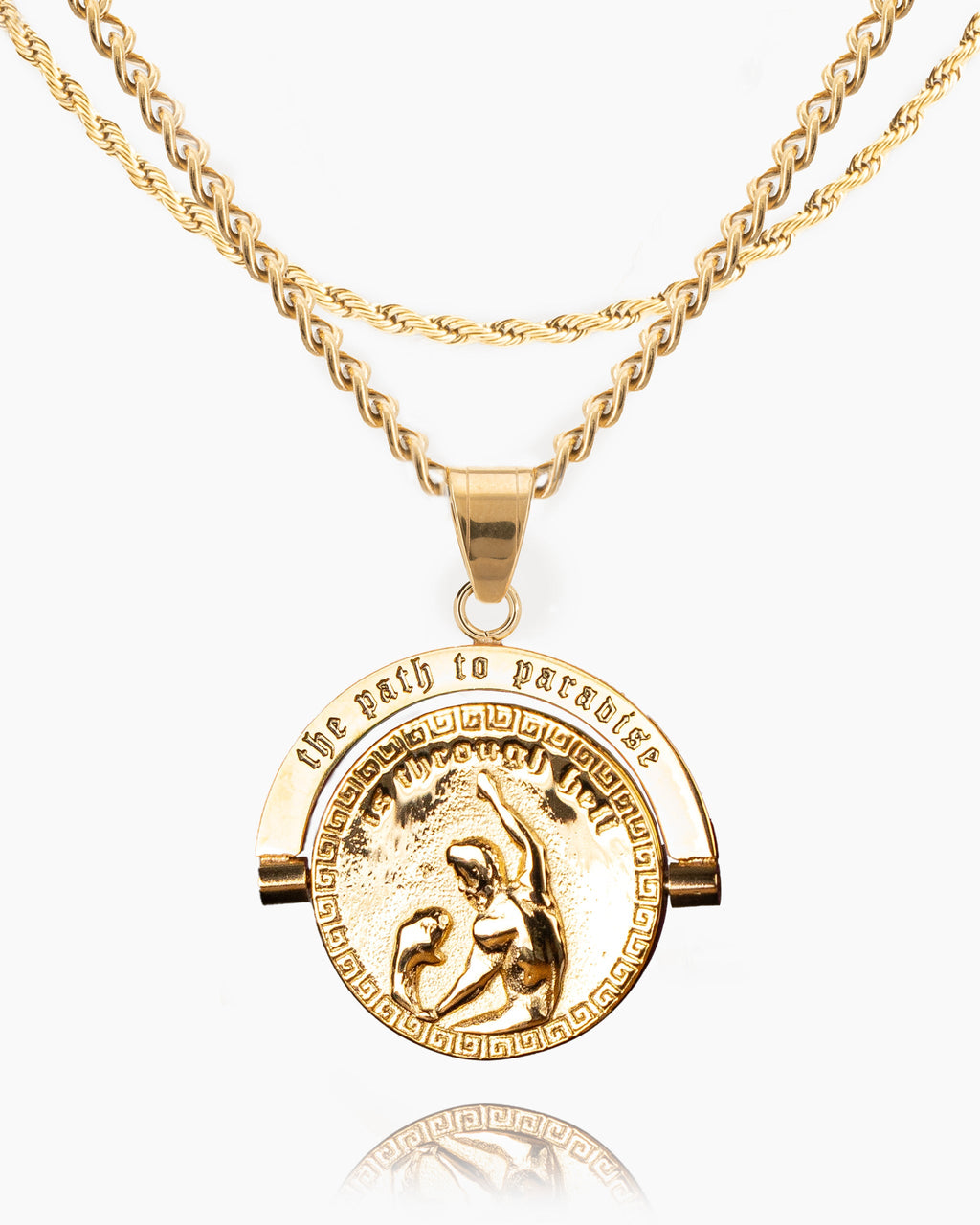 Hercules vs. Achelous Double Sided Pendant