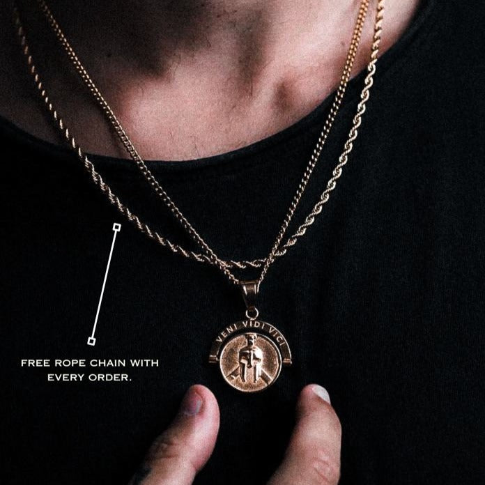 St. Michael Double Sided Pendant