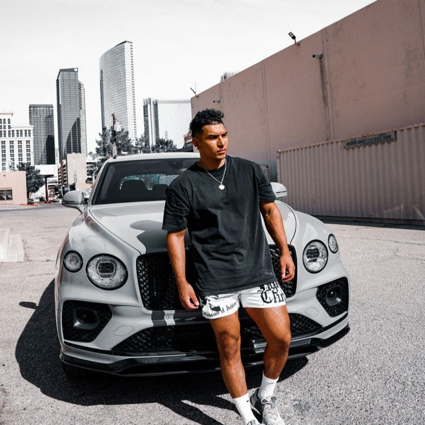 Trident Conquer From Within Double Sided Pendant