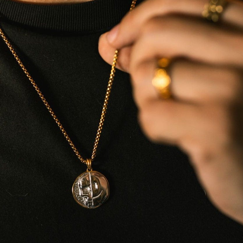 Death Smile Memento Mori Coin Pendant